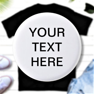 Aangepaste Button voor tekst- en kleurenpinback