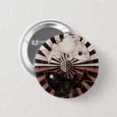 Aangepaste Button/Zodiac-pisces Ronde Button 5,7 Cm (Voorkant /achterkant)