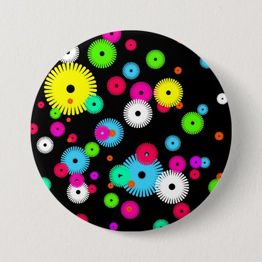 Aangepaste Buttonnen en pincodes op maat Ronde Button 7,6 Cm (Voorkant)