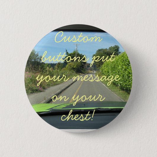 Aangepaste Buttonnen Ronde Button 5,7 Cm (Voorkant)