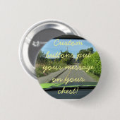 Aangepaste Buttonnen Ronde Button 5,7 Cm (Voorkant /achterkant)
