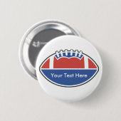 Aangepaste Buttonnen voor aangepast Football Ronde Button 5,7 Cm (Voorkant /achterkant)