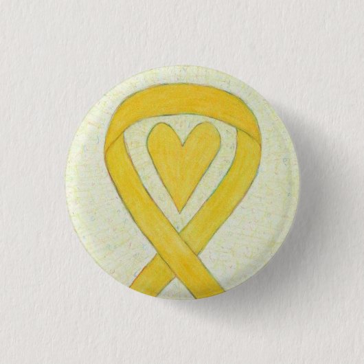 Aangepaste Buttonnen voor gele bewustwording met l Ronde Button 3,2 Cm (Voorkant)