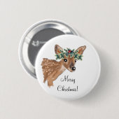 Aangepaste Buttonnen voor kerstfeestdagen Ronde Button 5,7 Cm (Voorkant /achterkant)