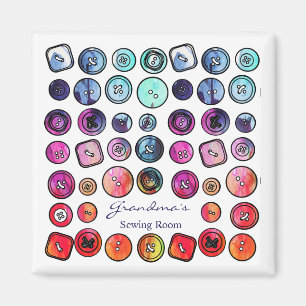 Aangepaste Buttonnen voor naaien Magneet