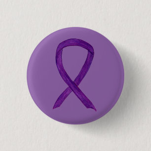 Aangepaste Buttonnen voor Paarse bewustwording Ronde Button 3,2 Cm