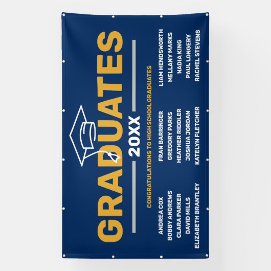 Aangepaste buurt diploma banner (Verticaal)