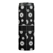 Aangepaste BW Daisies Thermosbeker (Achterkant)