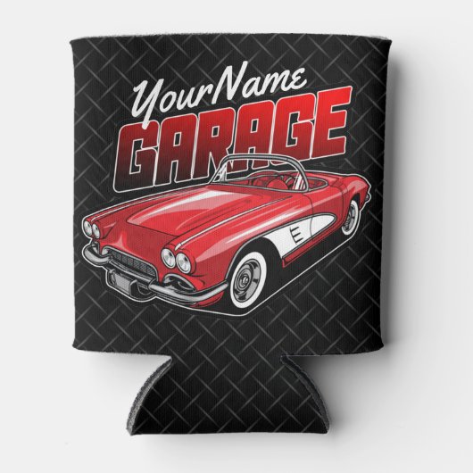 Aangepaste C1 Red Classic Sportkleding uit 1961 Blikjeskoeler (Voorkant)