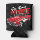 Aangepaste C1 Red Classic Sportkleding uit 1961 Blikjeskoeler (Achterkant)