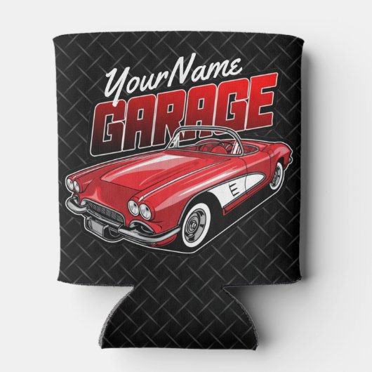 Aangepaste C1 Red Classic Sportkleding uit 1961 Blikjeskoeler (Achterkant)