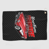 Aangepaste C1 Red Classic Sportkleding uit 1961 Golfhanddoek (Horizontaal)