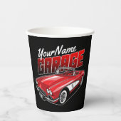 Aangepaste C1 Red Classic Sportkleding uit 1961 Papieren Bekers (Voorkant)