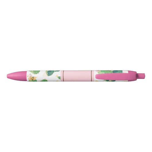 Aangepaste cactus printpen zwarte inkt pen (Achterkant)