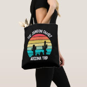 Aangepaste Cactus Sunset Arizona Desert Tote Bag (Dichtbij)