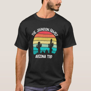 Aangepaste Cactus Sunset Arizona Desert Trip T-shirt