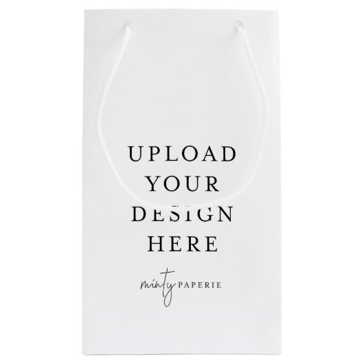 Aangepaste cadeau, 5 x 8,5 inch klein cadeauzakje (Achterkant)
