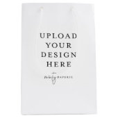 Aangepaste cadeau, 7 x 10 inch medium cadeauzakje (Voorkant)