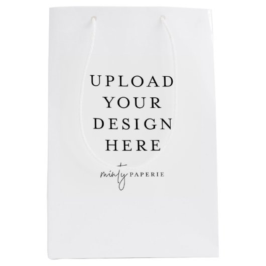 Aangepaste cadeau, 7 x 10 inch medium cadeauzakje (Voorkant)