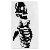 Aangepaste cadeau - kleine, glanzende HALLOEEN HAL Klein Cadeauzakje (Achterkant)