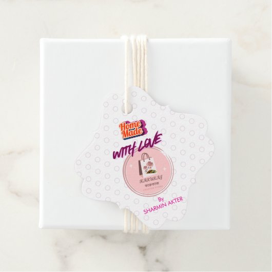 Aangepaste cadeau-Labels en gepersonaliseerde klei Bedankjes Labels (In situ)