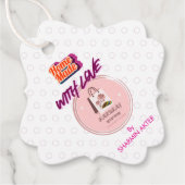 Aangepaste cadeau-Labels en gepersonaliseerde klei Bedankjes Labels (Voorkant)