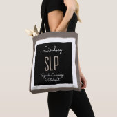 Aangepaste cadeau! SLP-Tas (spraakpatholoog) Tote Bag (Dichtbij)
