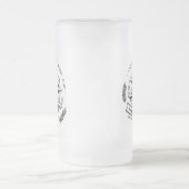 Aangepaste cadeau voor bierliefhebber gepersonalis matglas bierpul (Center)