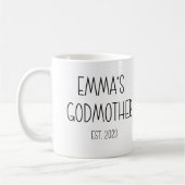 Aangepaste cadeau voor Godmother Mok (Links)