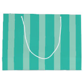 Aangepaste cadeauband boog aqua kerstcadeautas groot cadeauzakje (Achterkant)