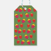 Aangepaste cadeaubijlage voor aardbeien cadeaulabel (Achterkant)