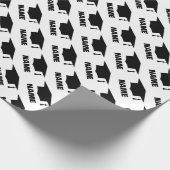 Aangepaste cadeaubonloop voor afgestudeerden op sc cadeaupapier (Hoek)