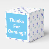 Aangepaste cadeaudoos bedankdoosjes (Voorkant Zijde)