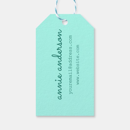 Aangepaste cadeauLabels (Achterkant)