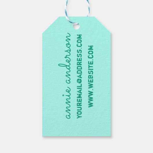 Aangepaste cadeauLabels (Achterkant)