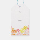 Aangepaste cadeauLabels (Achterkant)