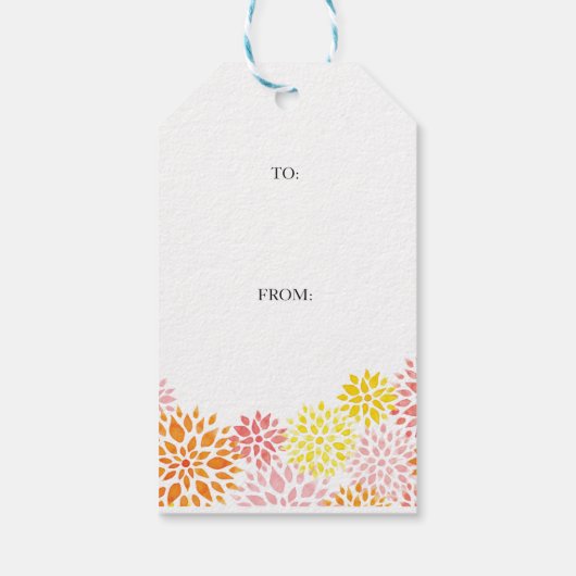 Aangepaste cadeauLabels (Achterkant)