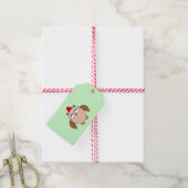 Aangepaste cadeauLabels voor kerstboomkaars (Met Touw)
