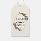 Aangepaste cadeaulabels voor kerstcadeautjes voor  (Achterkant)