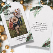 Aangepaste cadeaulabels voor kerstcadeautjes voor 