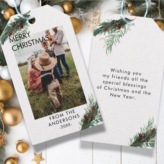 Aangepaste cadeaulabels voor kerstcadeautjes voor