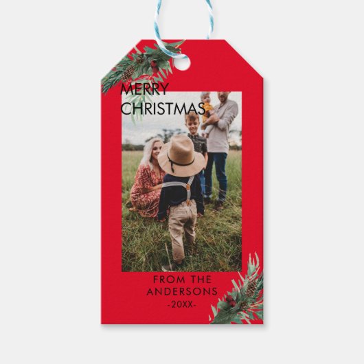 Aangepaste cadeaulabels voor kerstcadeautjes voor  (Voorkant)