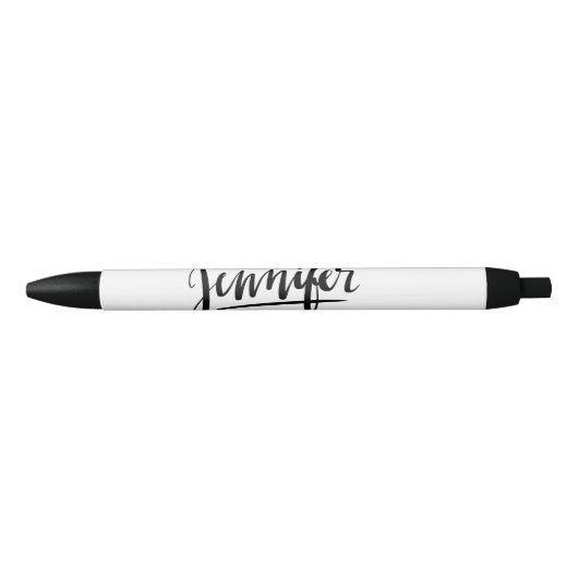 Aangepaste cadeaupennen met de naam Jennifer Zwarte Inkt Pen (Voorkant)