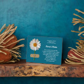 Aangepaste cadeauplaquette voor verpleegkundigen fotoplaat (Zijkant)