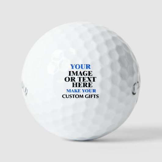 Aangepaste cadeaus, speciaal aangepast Callaway Go Golfballen (Voorkant)