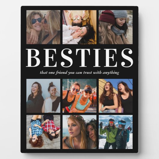 Aangepaste cadeaus voor Besties | Beste vriend Fotoplaat (Voorkant)