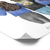 Aangepaste cadeaus voor Besties | Beste vrienden P Poster (Hoek)