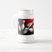 Aangepaste cadeaus voor Bowling-mok Bierpul (Voorkant links)