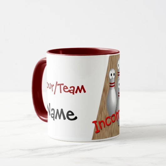 Aangepaste cadeaus voor Bowling-mok Mok (Voorkant links)