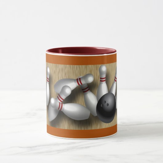 Aangepaste cadeaus voor Bowling-mok Mok (Midden)